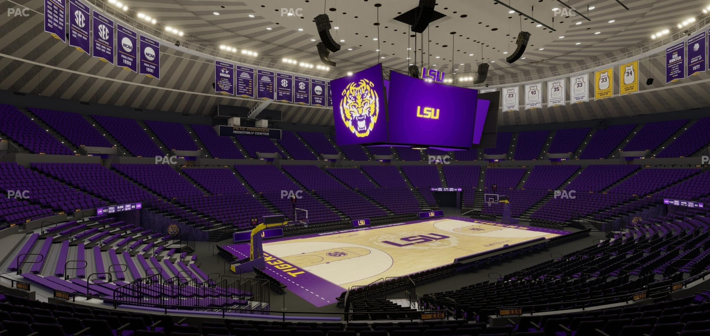 Pete Maravich Assembly Center - Section 222 Seat View