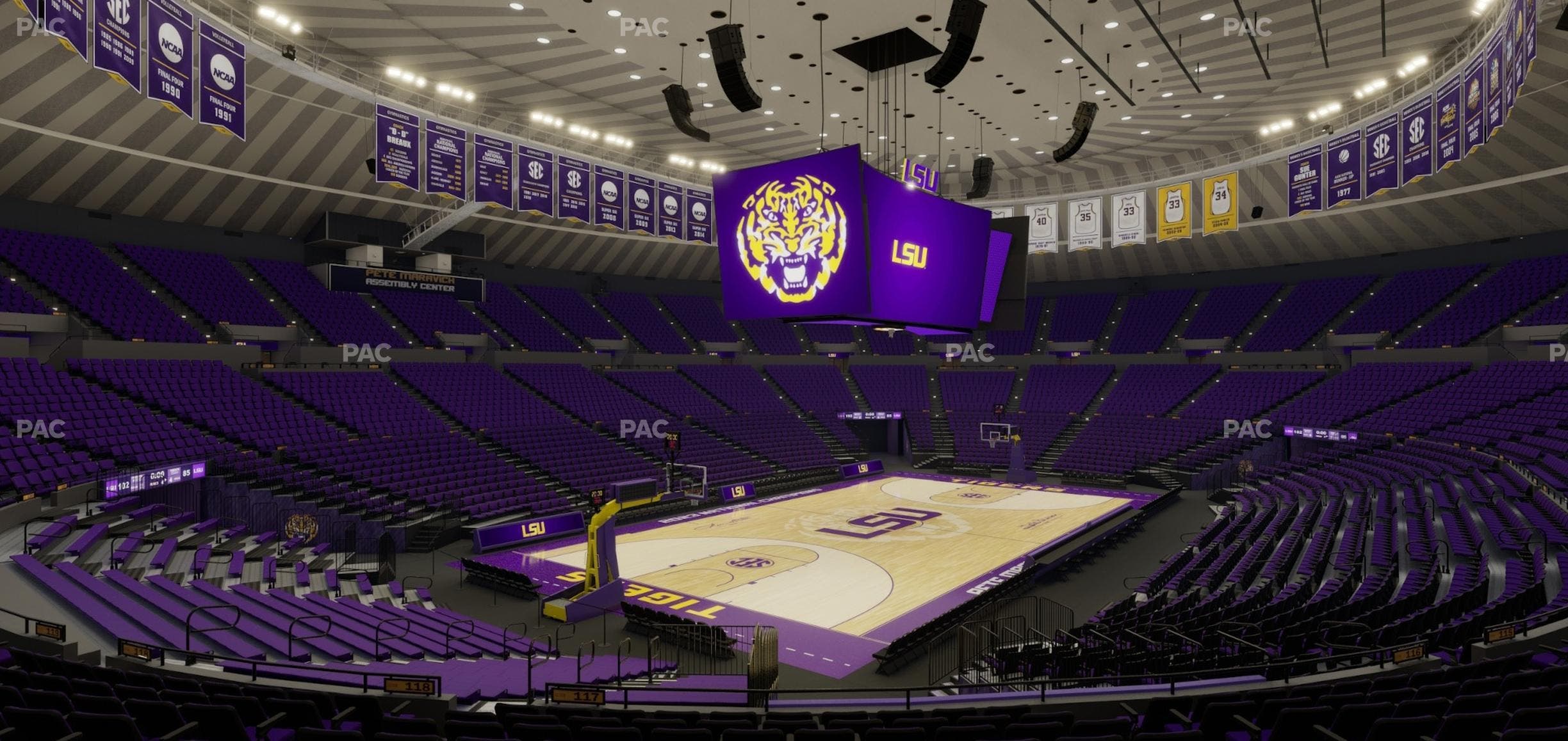 Pete Maravich Assembly Center - Section 223 Seat View