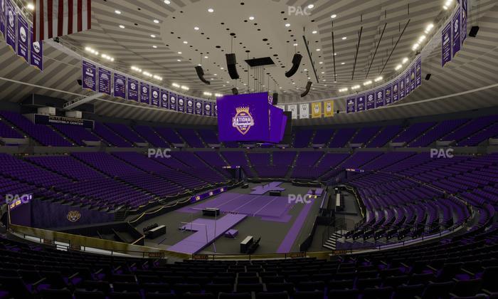 Pete Maravich Assembly Center - Section 224 Seat View