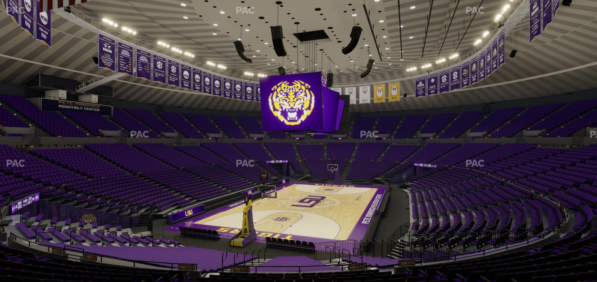 Pete Maravich Assembly Center - Section 224 Seat View