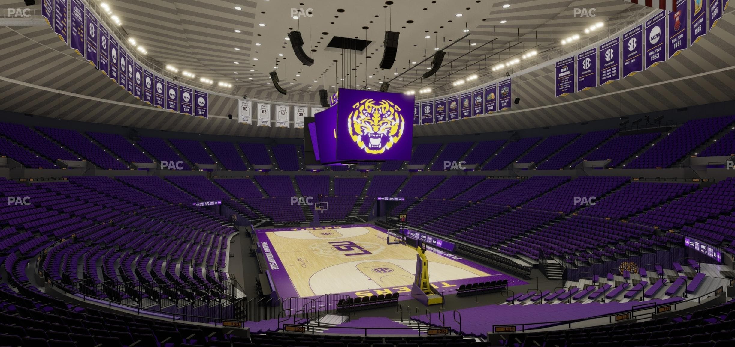 Pete Maravich Assembly Center - Section 227 Seat View