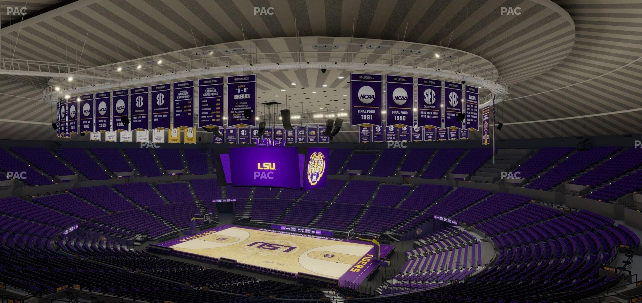 Pete Maravich Assembly Center - Section 302 Seat View