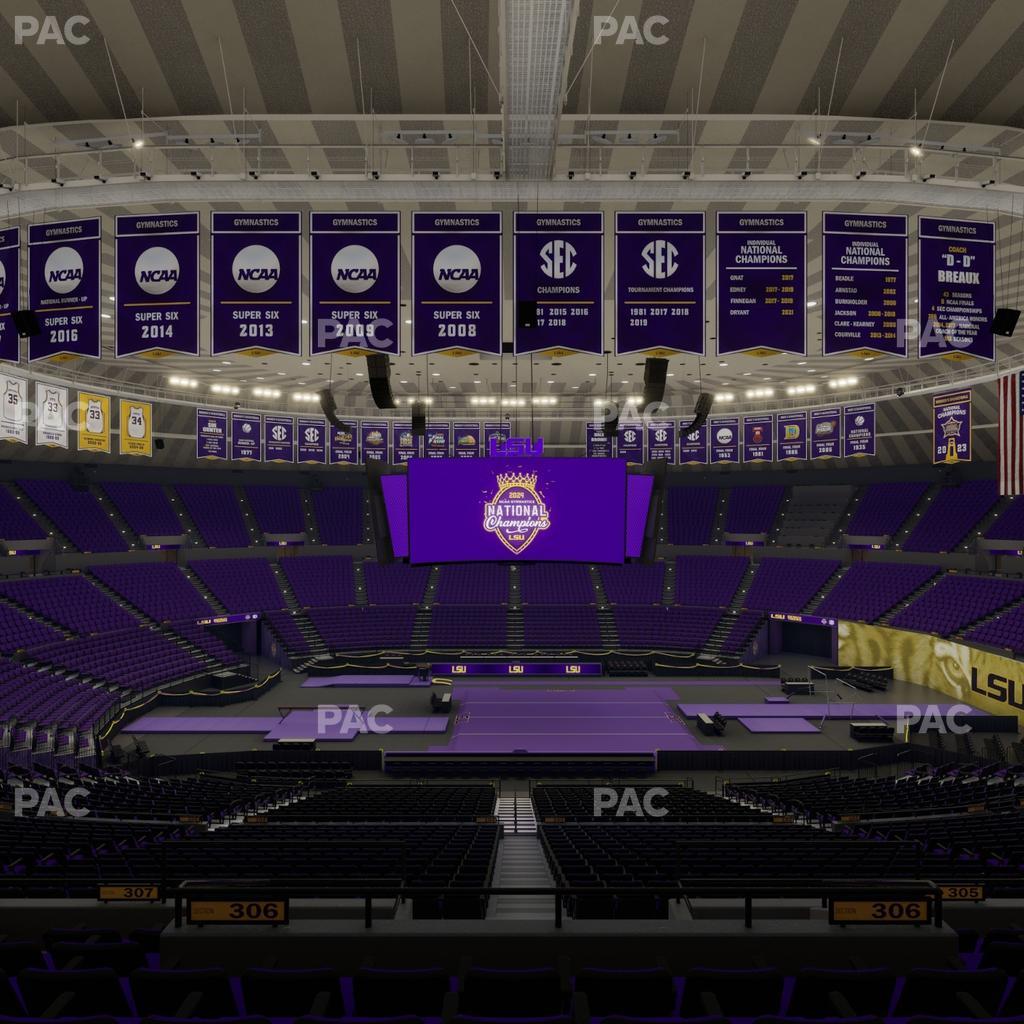 Pete Maravich Assembly Center - Section 306 Seat View