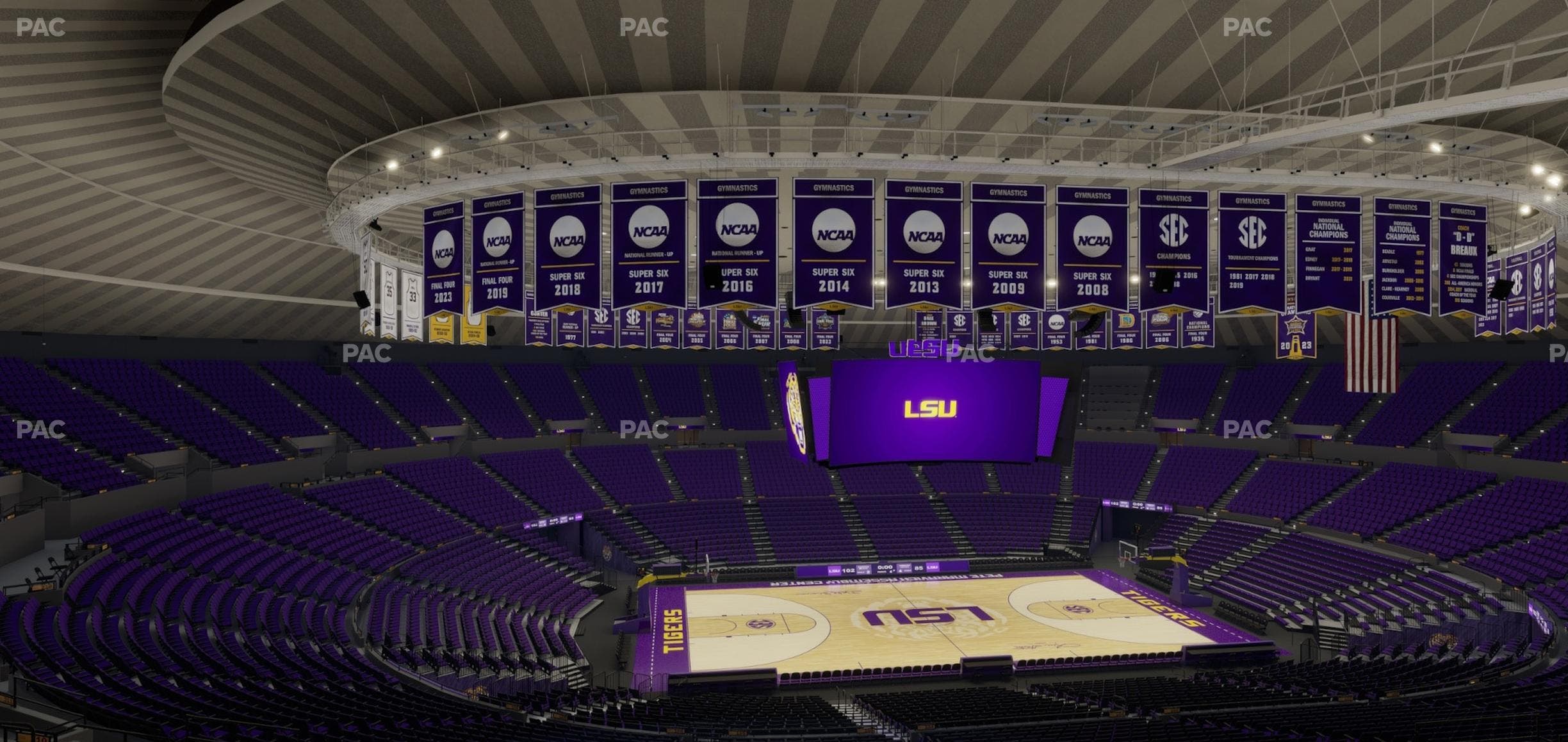 Pete Maravich Assembly Center - Section 308 Seat View