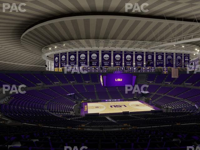 Pete Maravich Assembly Center - Section 308 Seat View Pete Maravich Assembly Center - Section 308 Seat View