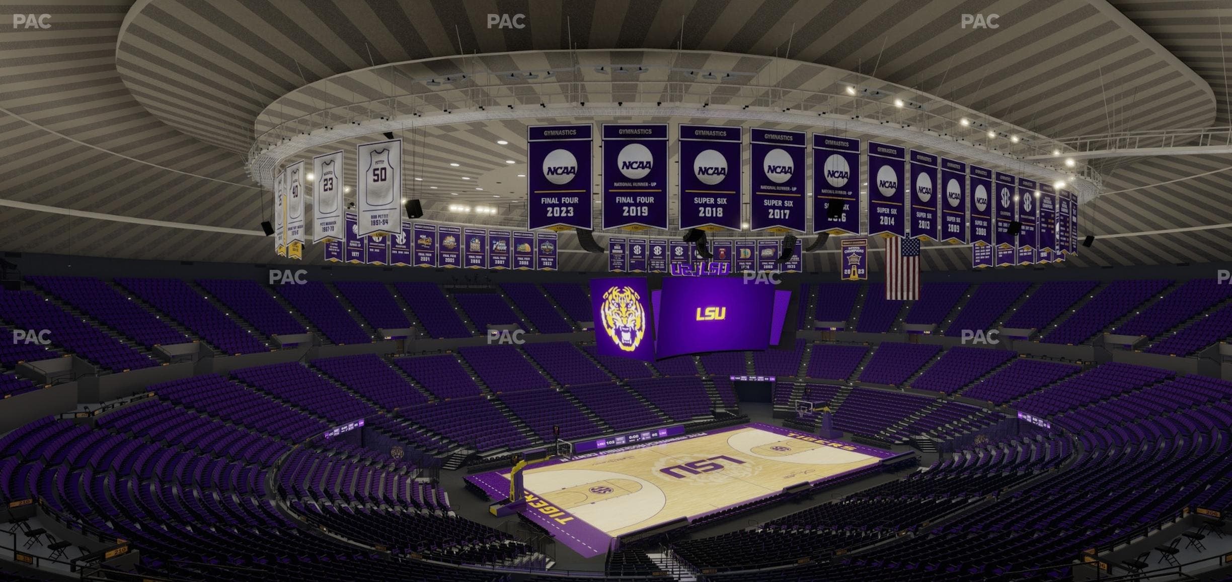 Pete Maravich Assembly Center - Section 311 Seat View