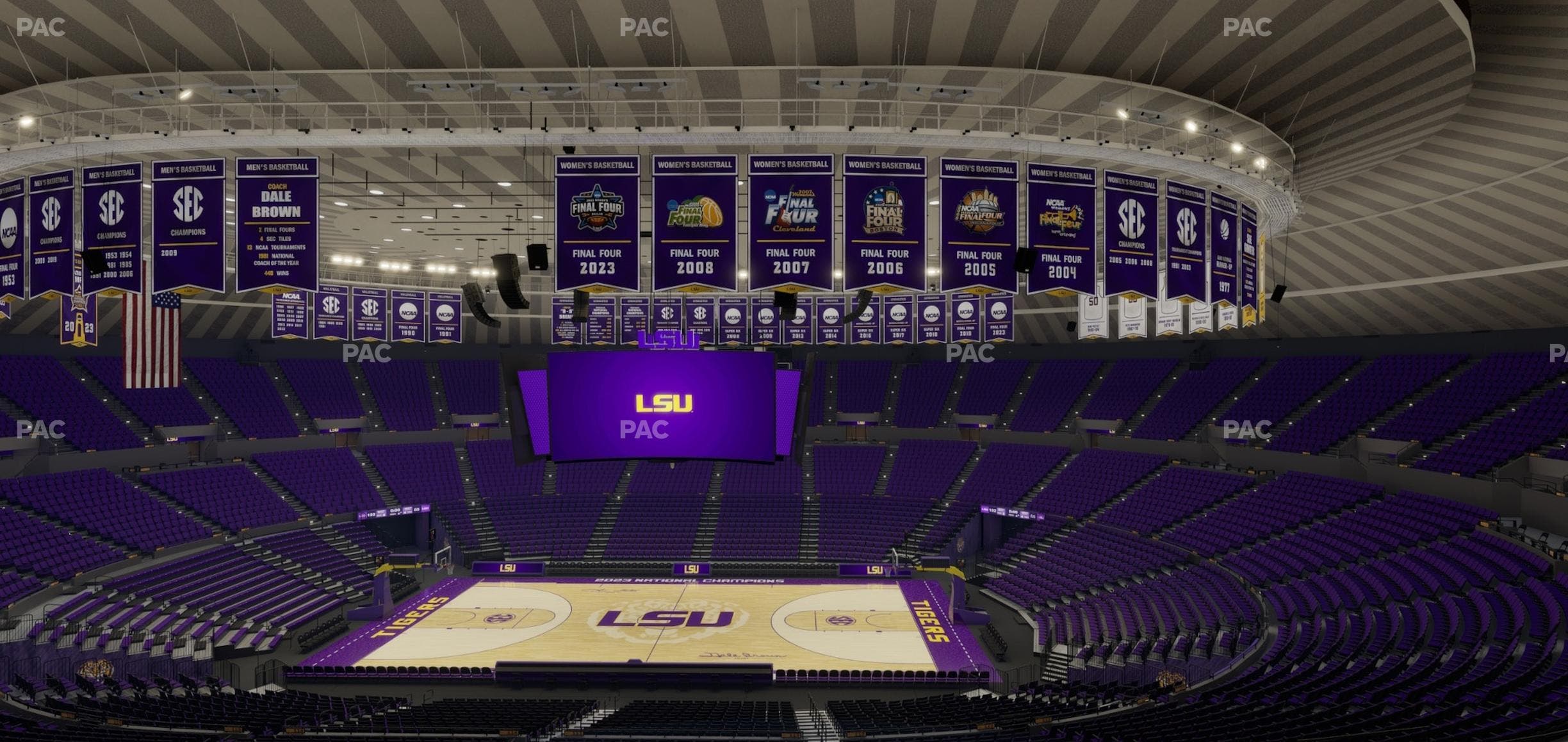 Pete Maravich Assembly Center - Section 327 Seat View
