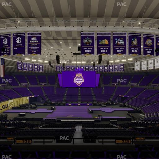 Pete Maravich Assembly Center - Section 328 Seat View