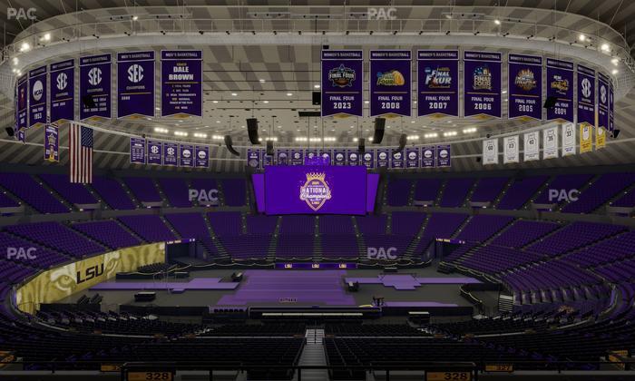 Pete Maravich Assembly Center - Section 328 Seat View