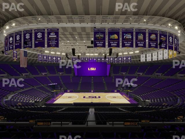 Pete Maravich Assembly Center - Section 328 Seat View Pete Maravich Assembly Center - Section 328 Seat View