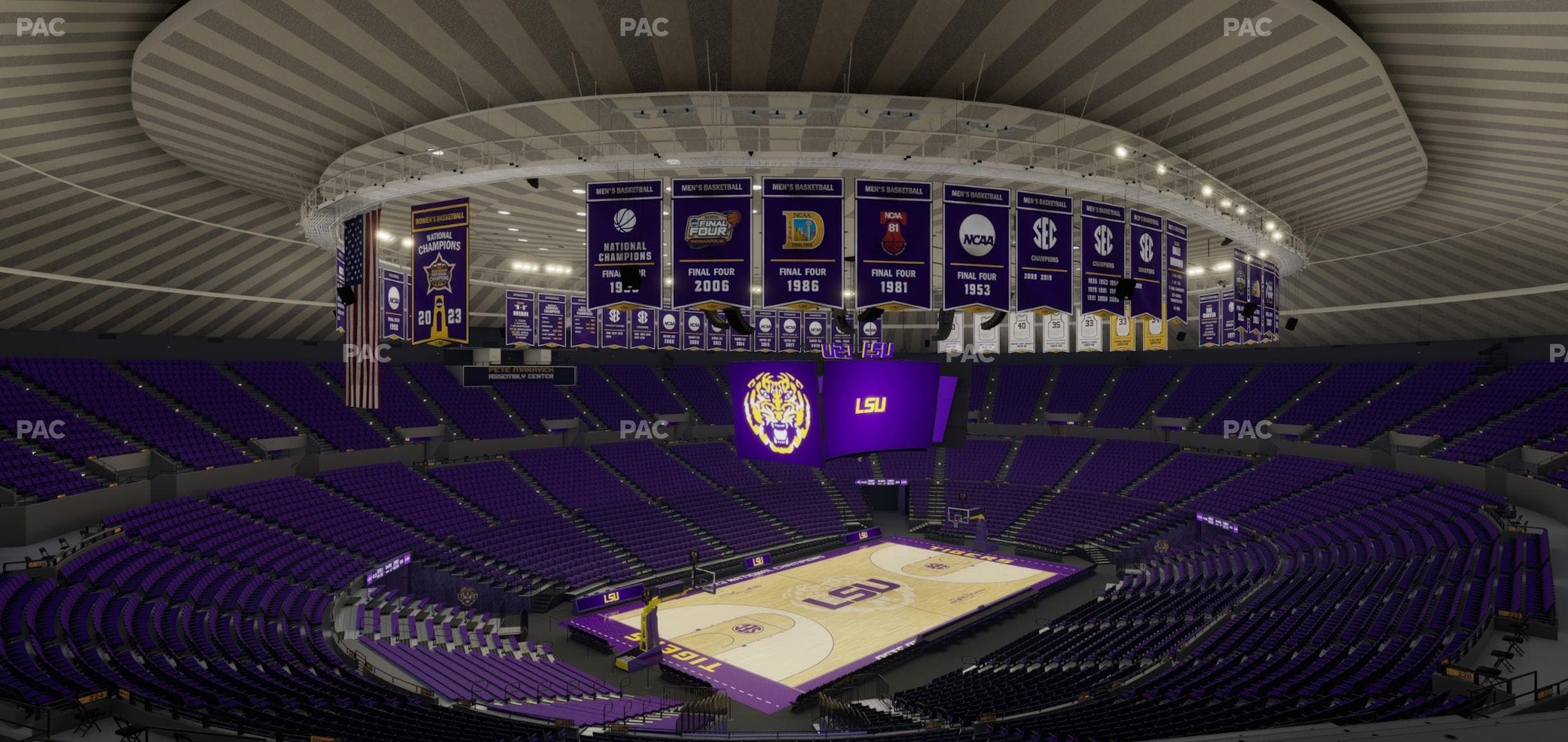 Pete Maravich Assembly Center - Section 334 Seat View