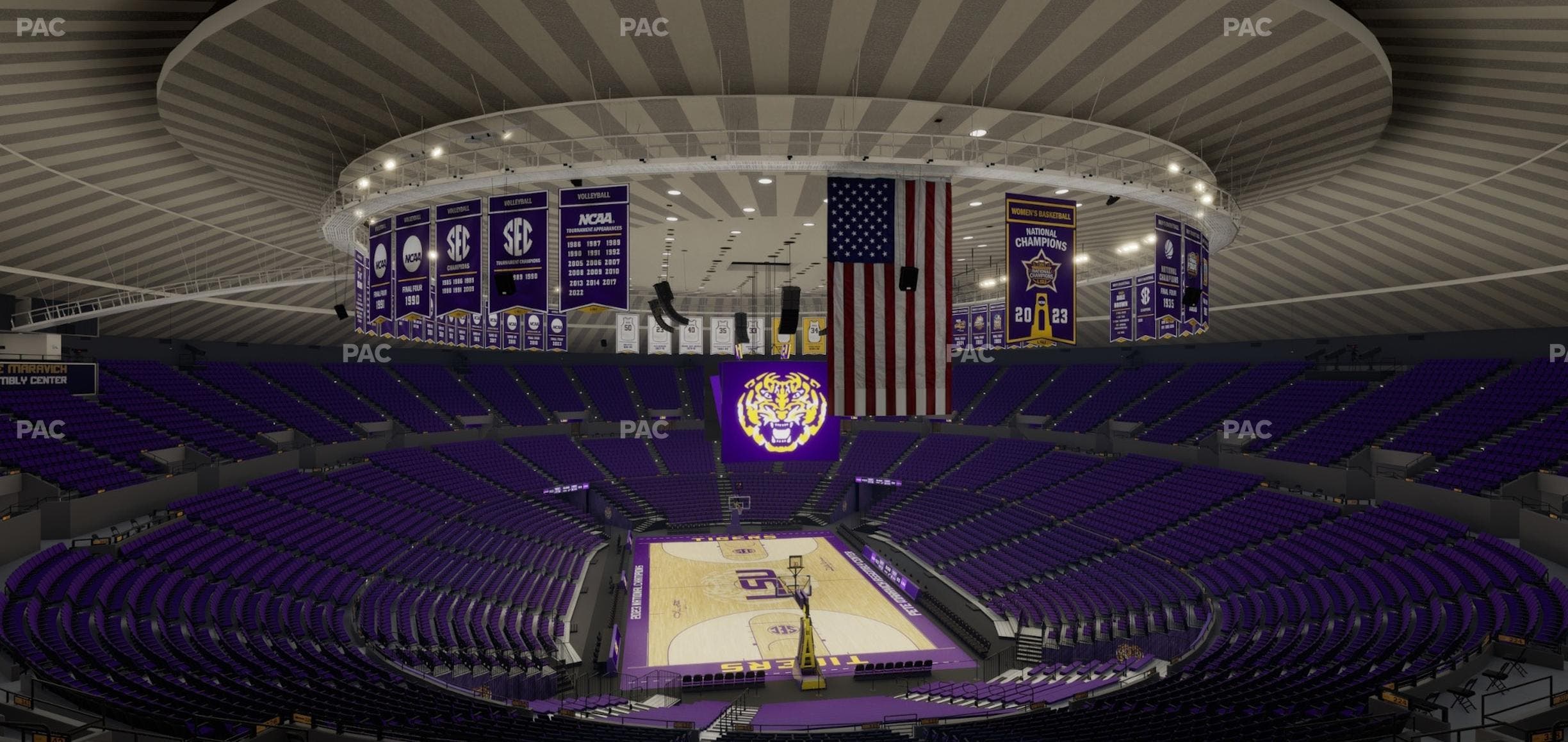 Pete Maravich Assembly Center - Section 340 Seat View