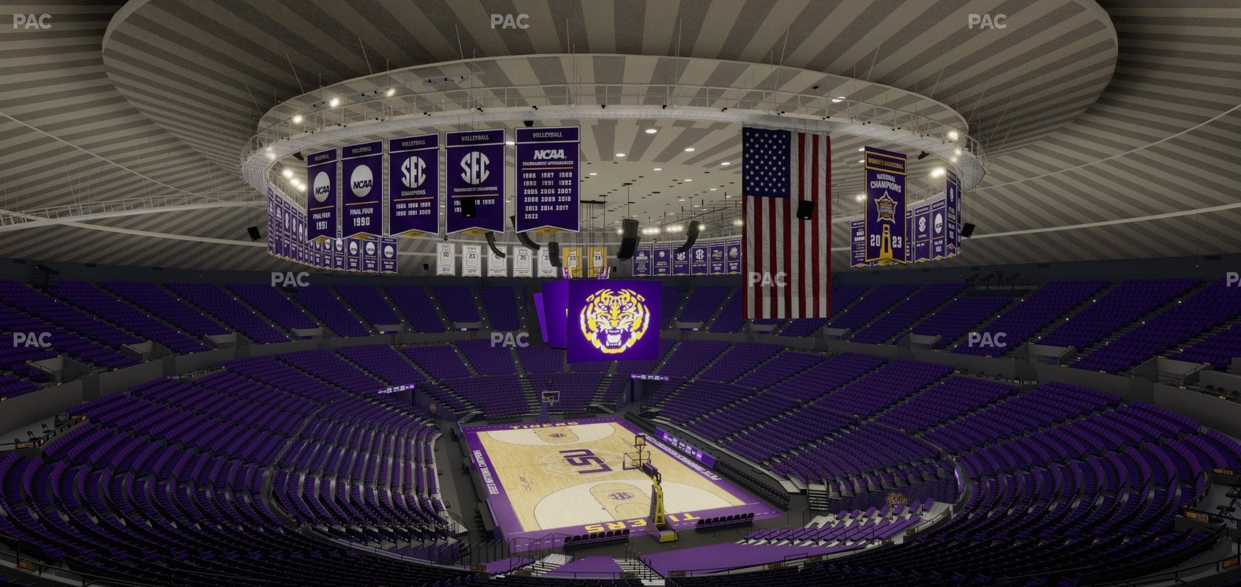 Pete Maravich Assembly Center - Section 341 Seat View