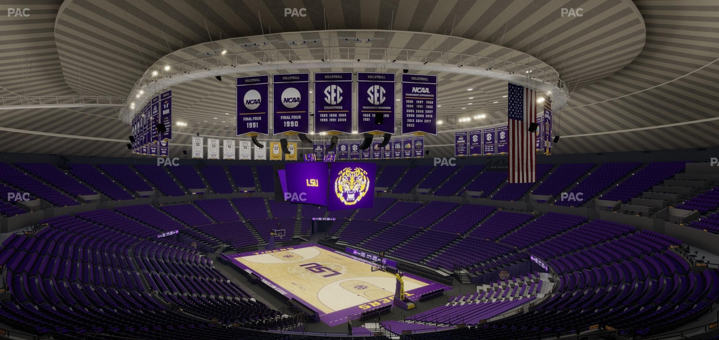 Pete Maravich Assembly Center - Section 343 Seat View