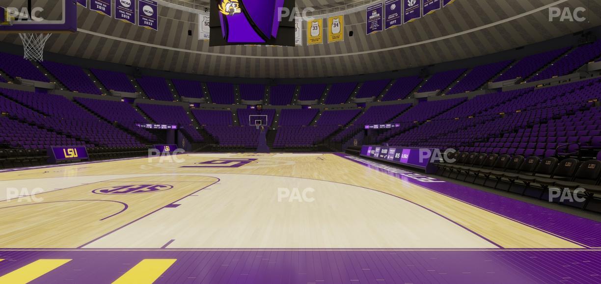 Pete Maravich Assembly Center - Section Floor 4 Seat View