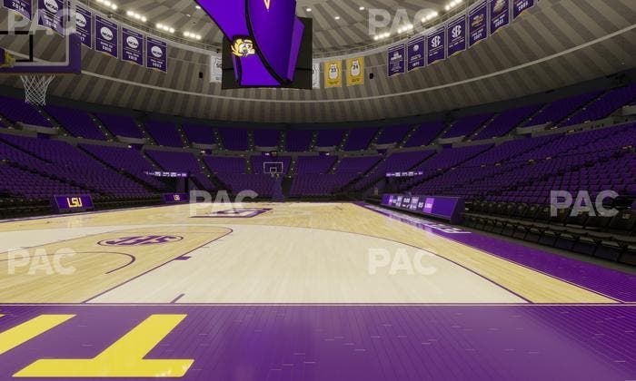 Pete Maravich Assembly Center - Section Floor 4 Seat View