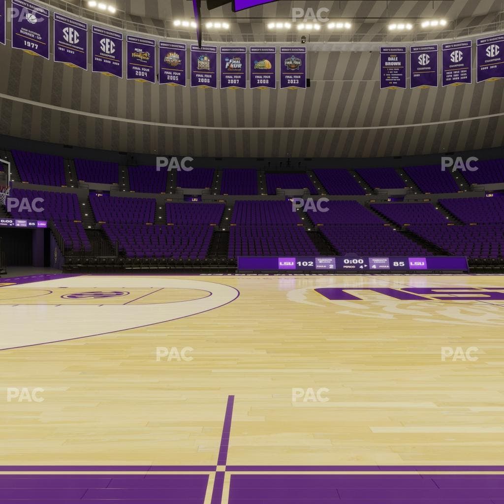 Pete Maravich Assembly Center - Section Floor Seat View