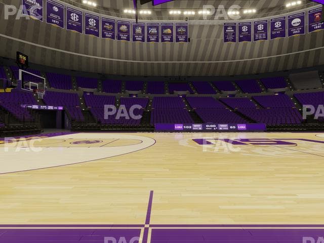 Pete Maravich Assembly Center - Section Floor Seat View Pete Maravich Assembly Center - Section Floor Seat View