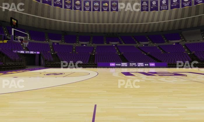 Pete Maravich Assembly Center - Section Floor Seat View