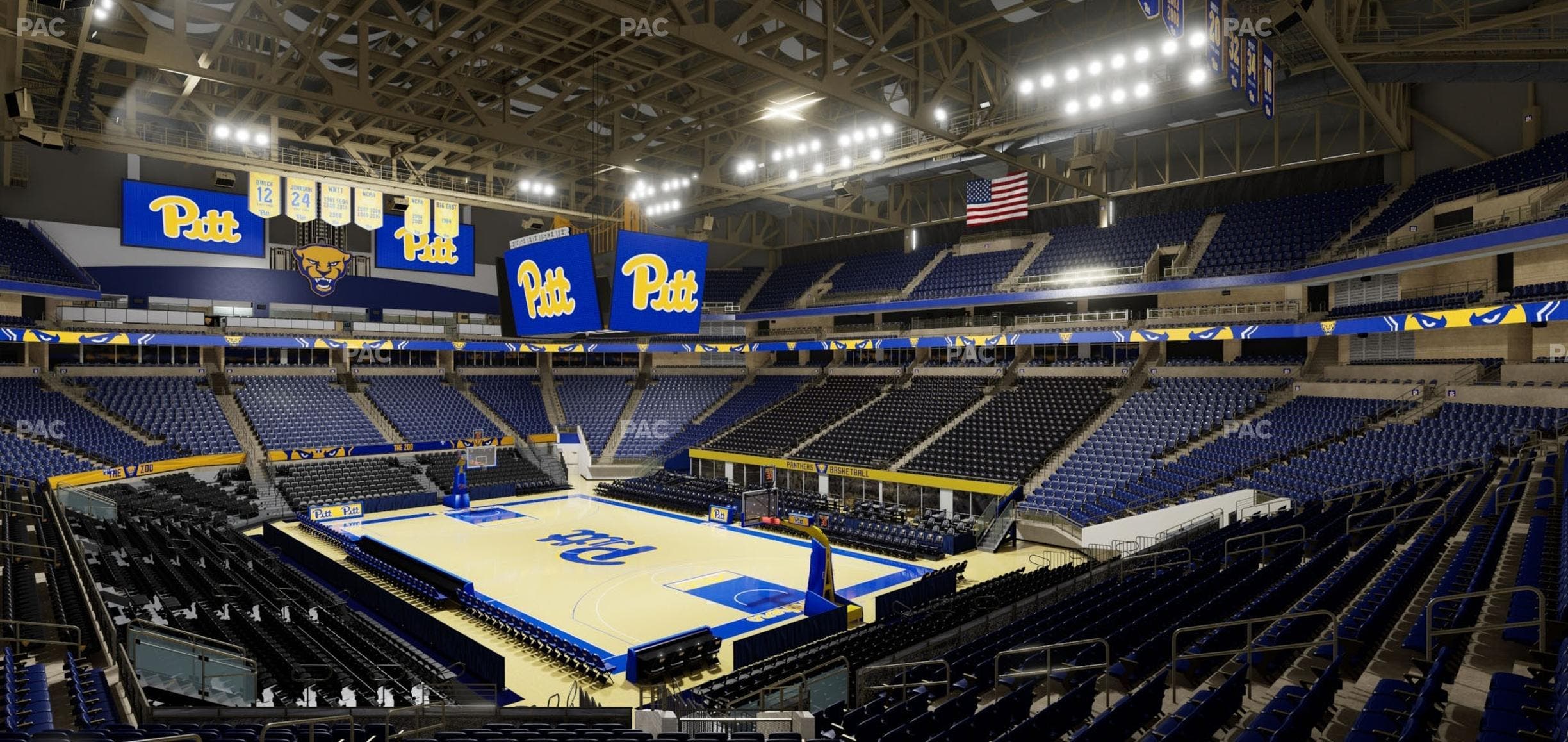 Petersen Events Center - Section 104 Seat View