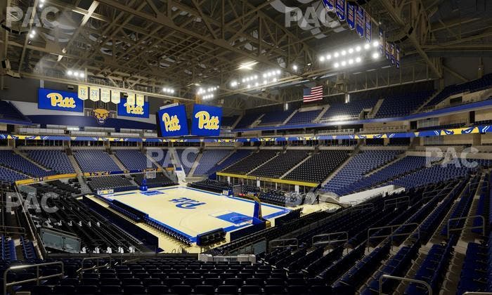 Petersen Events Center - Section 104 Seat View
