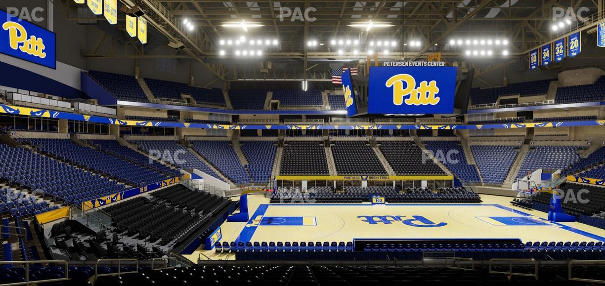 Petersen Events Center - Section 109 Seat View