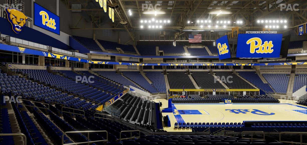 Petersen Events Center - Section 110 Seat View