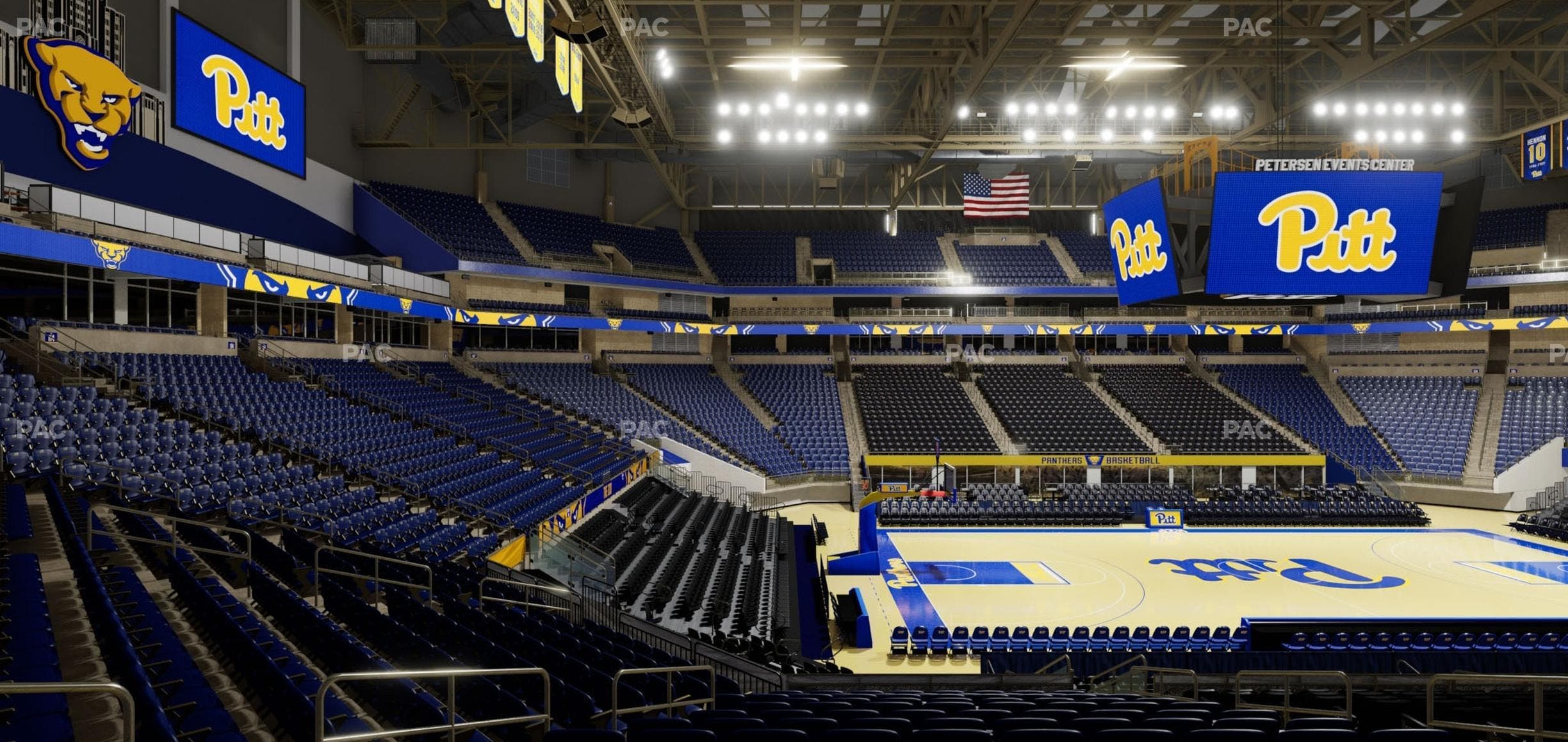 Petersen Events Center - Section 110 Seat View