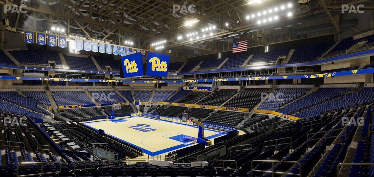 Petersen Events Center - Section 117 Seat View