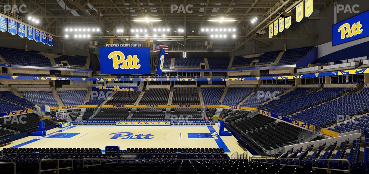 Petersen Events Center - Section 120 Seat View