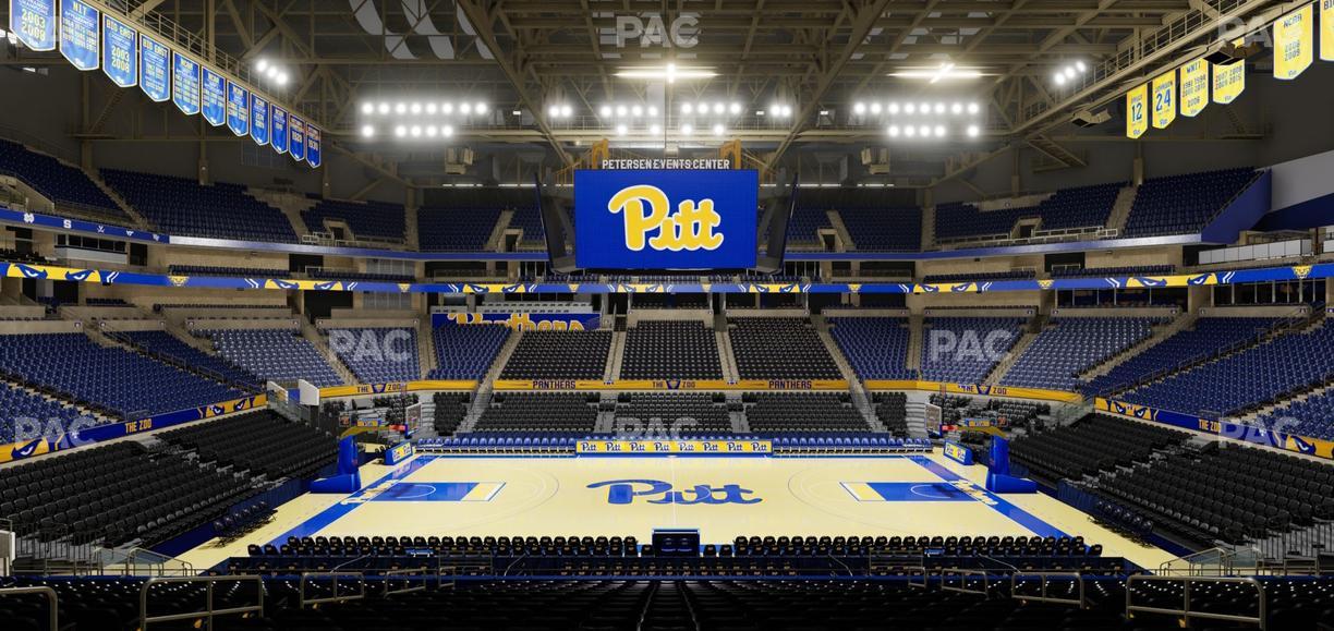 Petersen Events Center - Section 121 Seat View