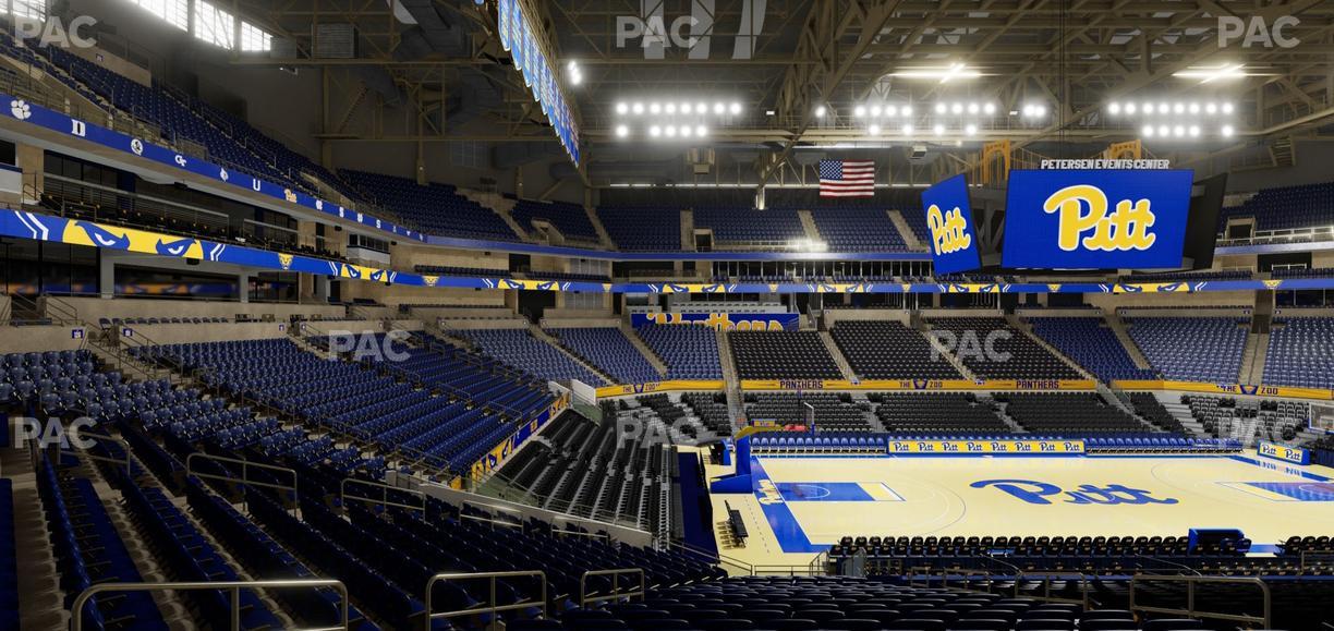 Petersen Events Center - Section 123 Seat View