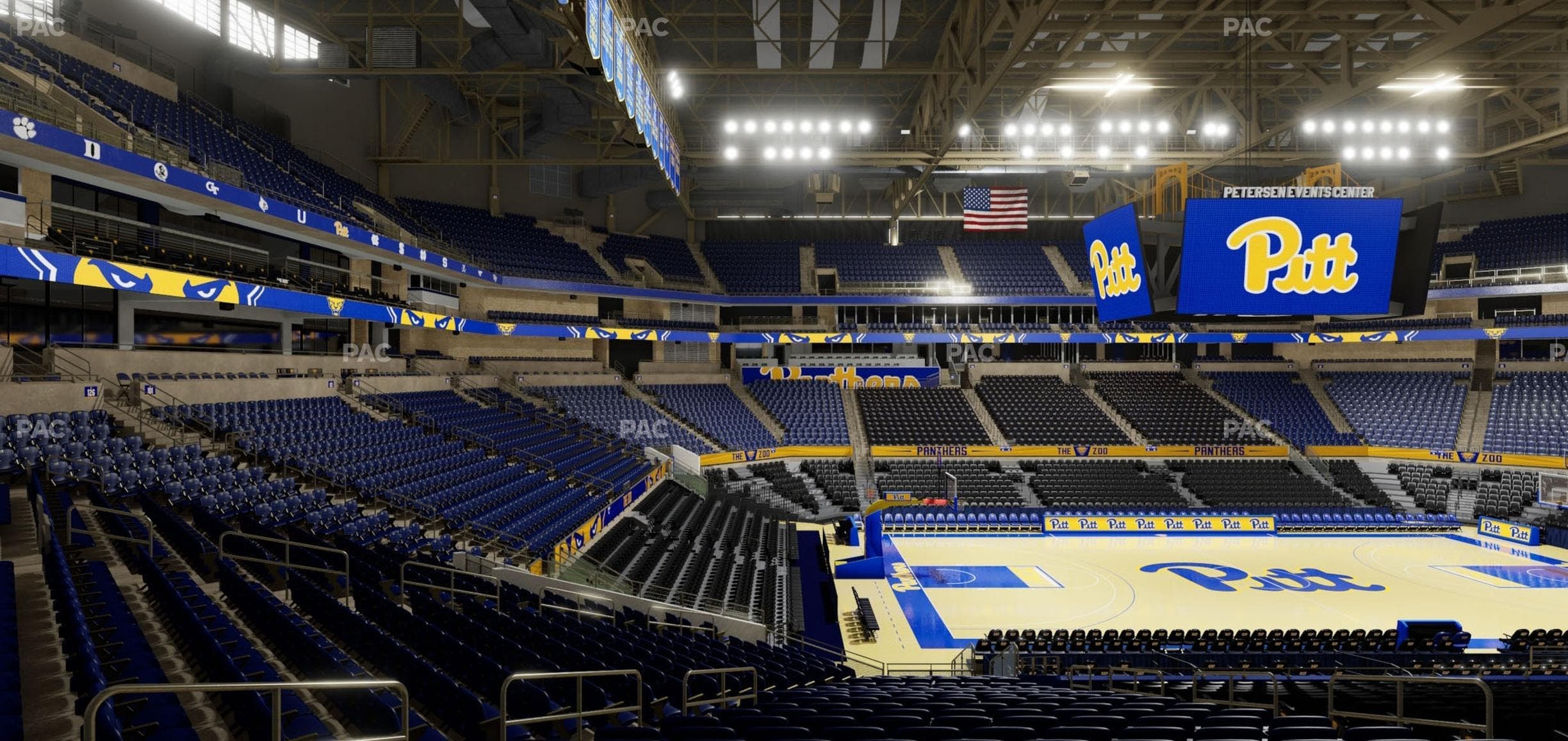 Petersen Events Center - Section 123 Seat View