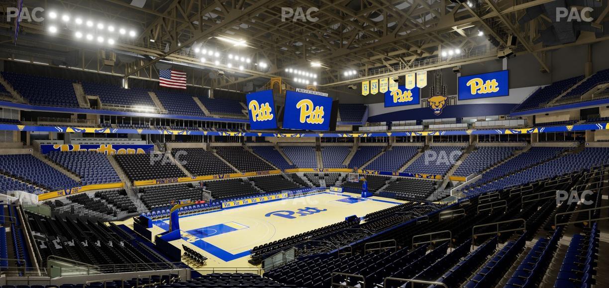 Petersen Events Center - Section 124 Seat View