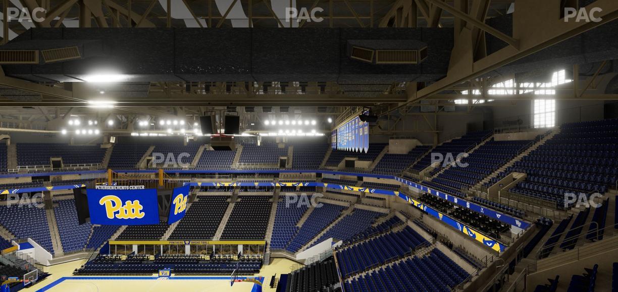 Petersen Events Center - Section 206 Seat View