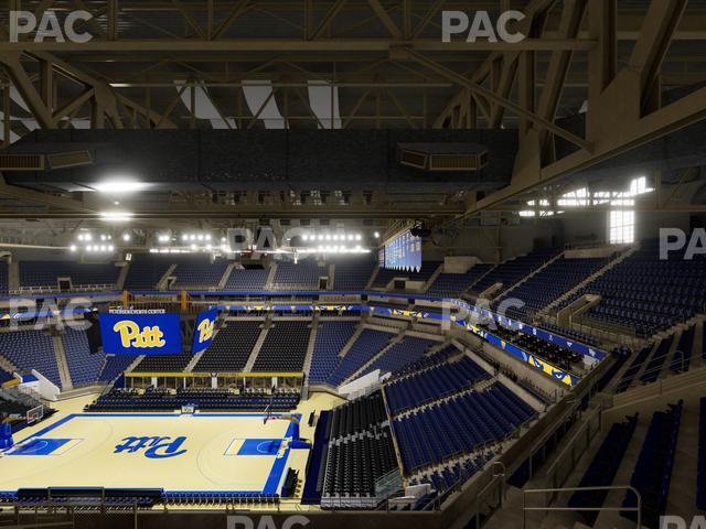 Petersen Events Center - Section 206 Seat View Petersen Events Center - Section 206 Seat View