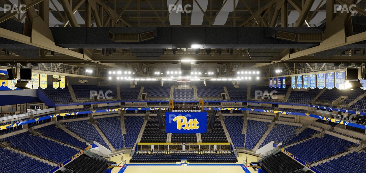 Petersen Events Center - Section 208 Seat View