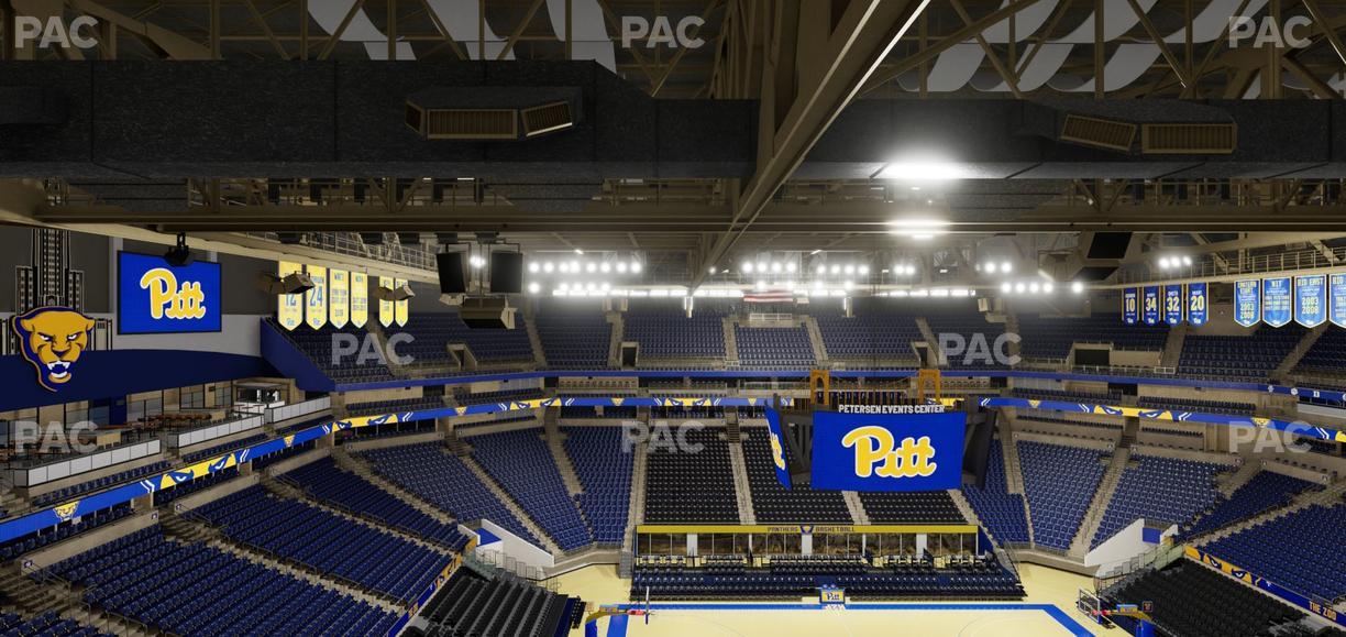 Petersen Events Center - Section 209 Seat View