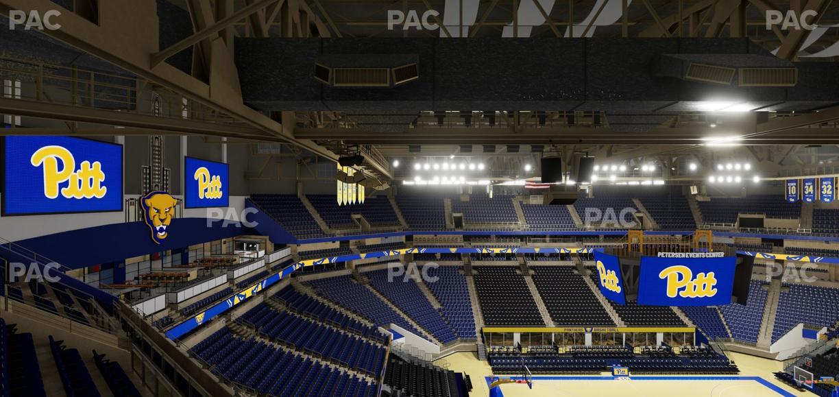 Petersen Events Center - Section 210 Seat View