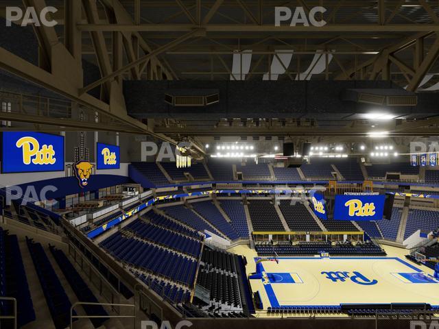 Petersen Events Center - Section 210 Seat View Petersen Events Center - Section 210 Seat View