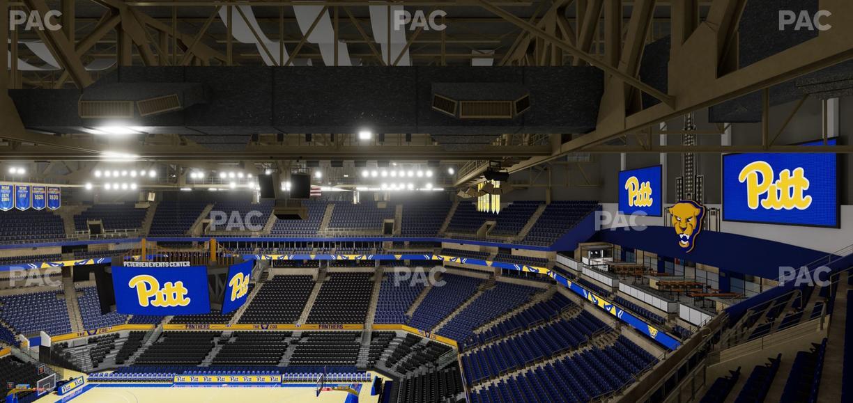 Petersen Events Center - Section 219 Seat View