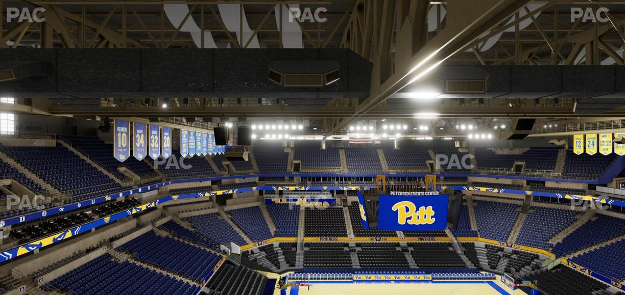 Petersen Events Center - Section 222 Seat View