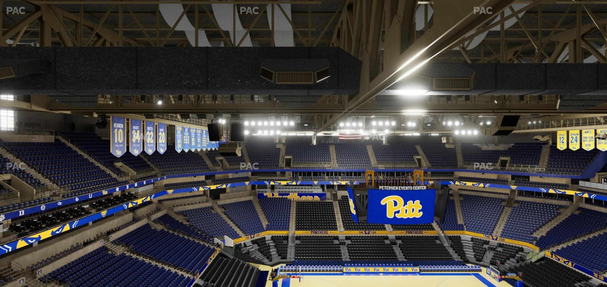Petersen Events Center - Section 222 Seat View