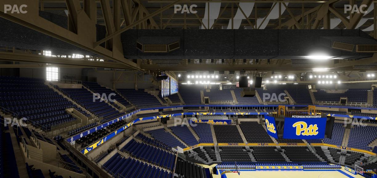 Petersen Events Center - Section 223 Seat View