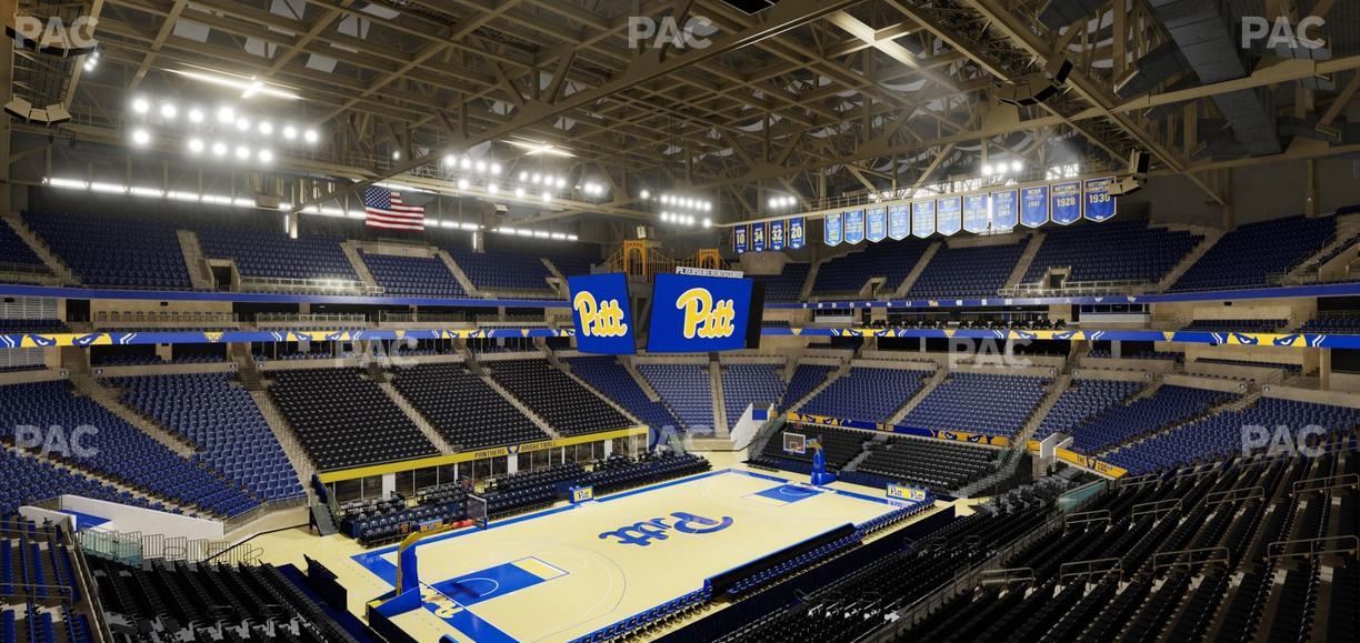 Petersen Events Center - Section Baseline Club 211 Seat View