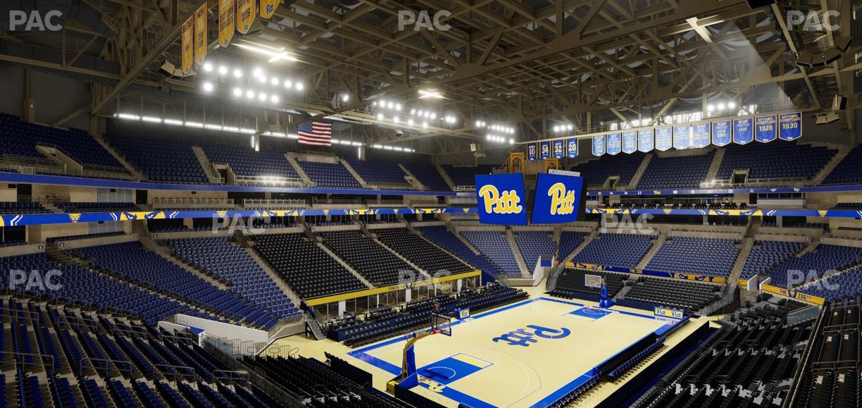 Petersen Events Center - Section Baseline Club 212 Seat View