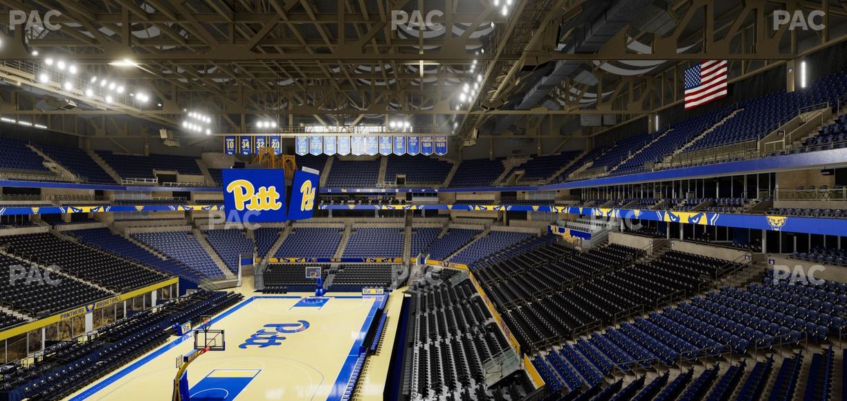 Petersen Events Center - Section Baseline Club 213 Seat View