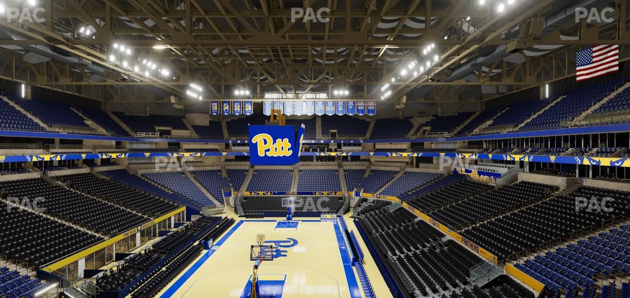 Petersen Events Center - Section Baseline Club 214 Seat View