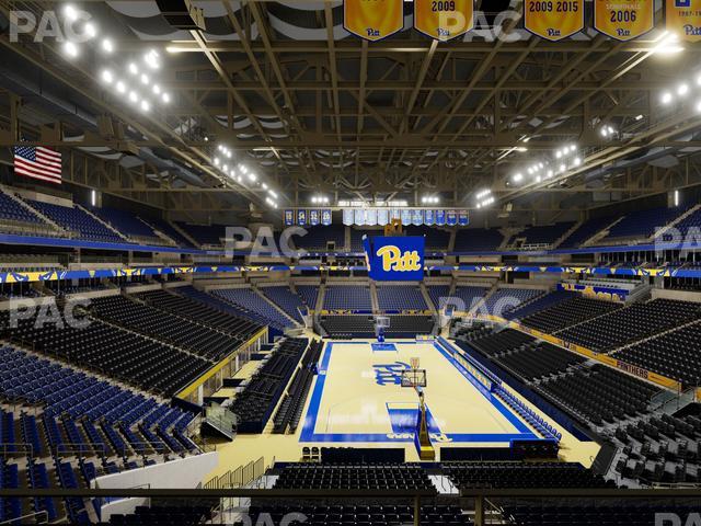 Petersen Events Center - Section Baseline Club 215 Seat View Petersen Events Center - Section Baseline Club 215 Seat View