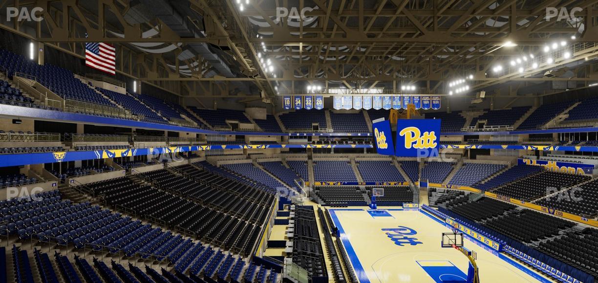 Petersen Events Center - Section Baseline Club 216 Seat View